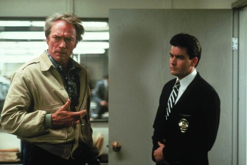 El Principiante 1990 Clint Eastwood Charlie Sheen
