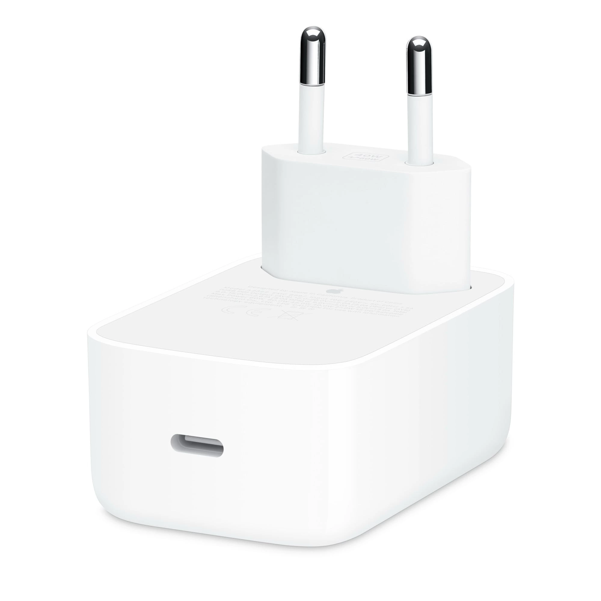 Adaptador de 40 W de Apple con potencia dinámica de 60 W máx