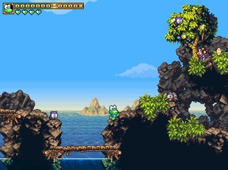 'Frogatto & friends'. Simpático plataformas gratuito