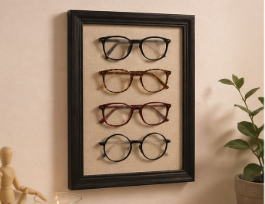 quadro decorativo de óculos