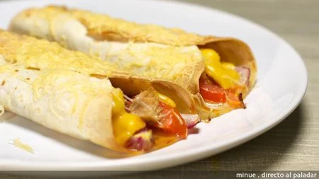 Enchiladas de atún. Receta