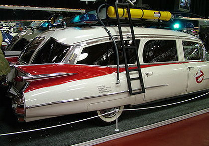 Coche de los cazafantasmas ecto1