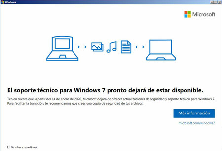 ¿Qué hago con ese aviso del fin de soporte de Windows 7?