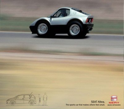 Campaña impresa del Seat Altea