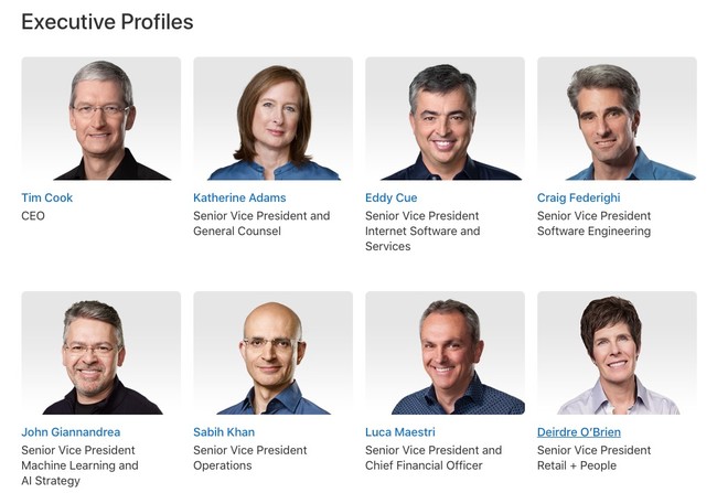 Apple Leadership