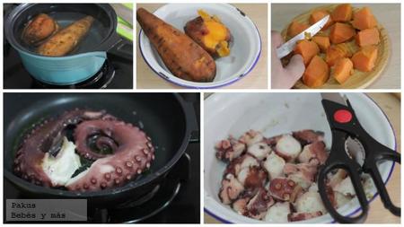 Pulpo Boniato Pasos