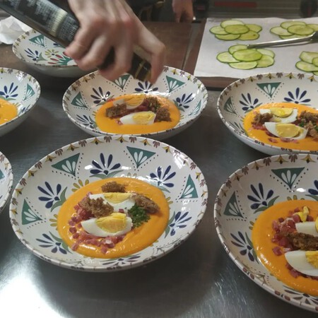 Salmorejo Del Restaurante Garnacha