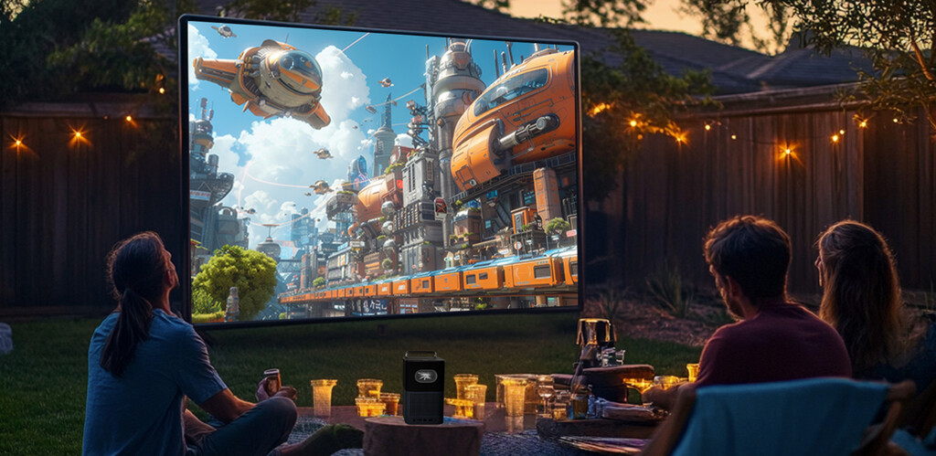 TCL ha lanzado un proyector compacto para llevarnos un pantallón donde queramos: hasta 120 pulgadas y 1080p