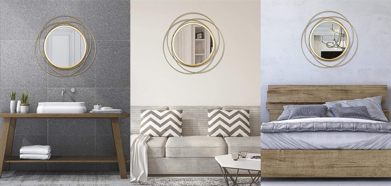 Siete espejos por menos de 60 euros para decorar tu salón (o dormitorio
