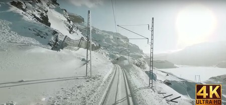 Usar tu tele 4K para hacer rutas en tren es de lo más relajante y adictivo: 9 vídeos con los paisajes más espectaculares
