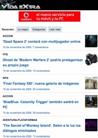 VidaExtra y todo Weblogs SL ya tienen versión para móviles