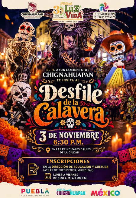 Este Pueblo Mágico de Puebla famoso por sus aguas termales y esferas que celebra 30 años de su Festival de la Luz y de la Vida por Día de Muertos del 30 de octubre al 2 de noviembre