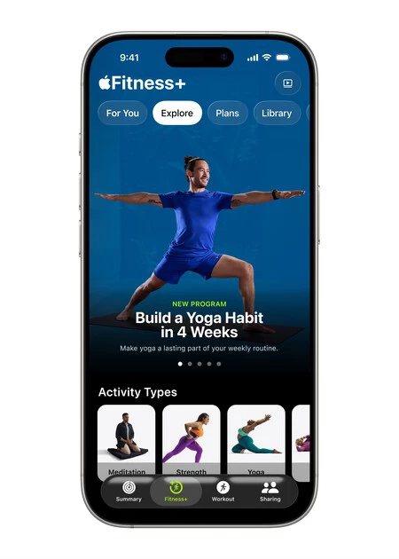 Apple Fitness Plus Program Build A Yoga Habbit In 4 Weeks