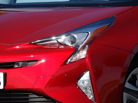 Frontal Prueba Toyota Prius 2016 Detalles Exteriores
