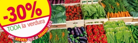 LIDL nos ofrece un 30% de descuento en toda la verdura