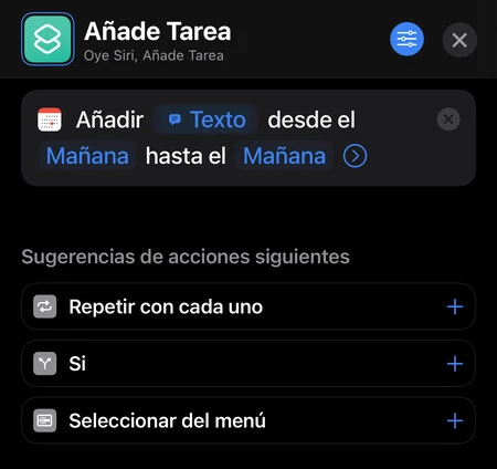 タスクをカレンダーに追加するショートカット
