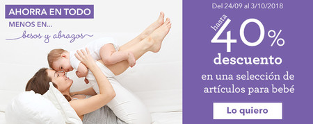 Toys 'r us nos ofrece hasta un 40% de descuento en artículos para bebé
