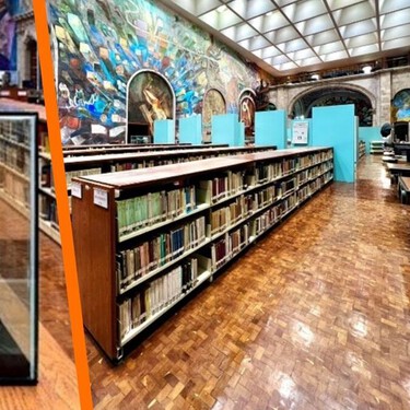 No es la Vasconcelos, pero es igual de hermosa: esta biblioteca en el Centro de la CDMX es una joya que pocos conocen