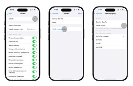 バイリンガルキーボードを追加する