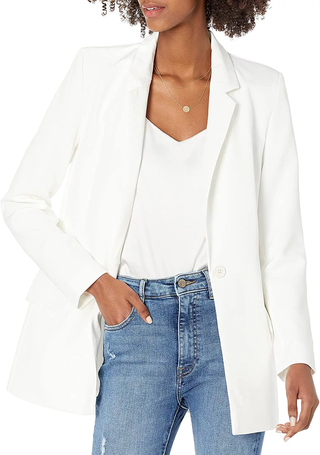 Marque Amazon – Blake Long Blazer by The Drop