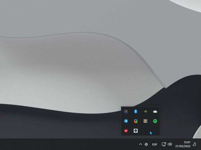 bandeja sistema windows 11