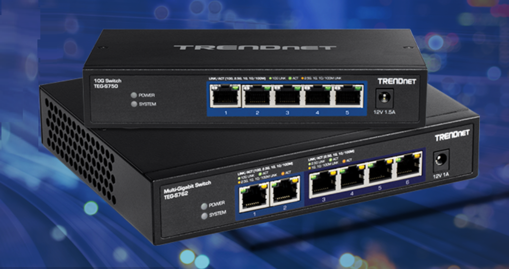 TRENDnet lanza dos nuevos switchs a 10Gbps para montarte en casa una red local cableada de altura
