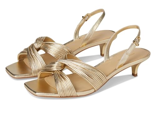Michael Kors Alessia, Sandals Mujer, Dorado Claro