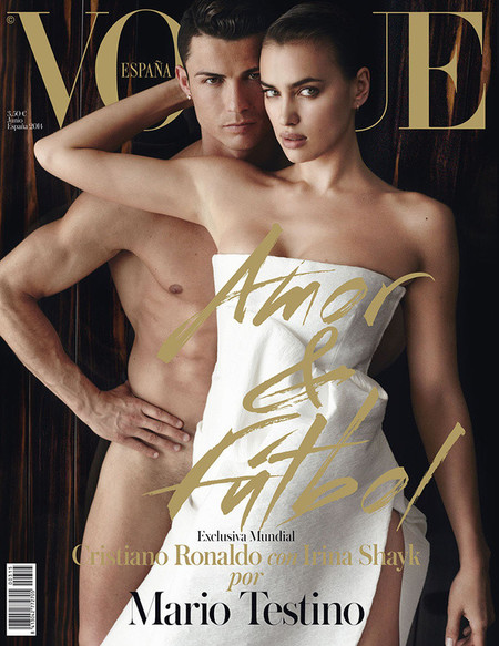 ¡Toma portada de Vogue con Irina Shayk y un Cristiano Ronaldo en pelotas!