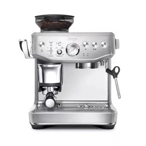 Sage - The Barista Express Impress - Cafetera Barista Express con Molinillo Integrado para Café en Grano - Dosificación y Prensado Automático 10 kg - Lanza de Vapor Manual - Acero Inoxidable Cepillado