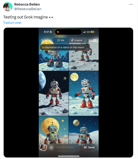 Generacion Imagenes Grok