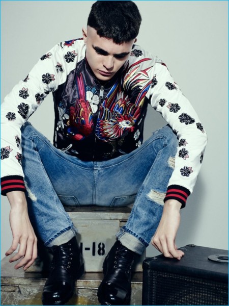 Diesel hace de la bomber jacket su key item para el Pre-Fall 2016