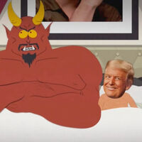 Donald Trump ataca a 'South Park' después de mostrarle acostándose con Satán. "Es un intento desesperado por pedir atención"