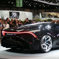 Al Bugatti La Voiture Noire le faltan dos años para ser una realidad: de hecho, el de Ginebra no era de verdad