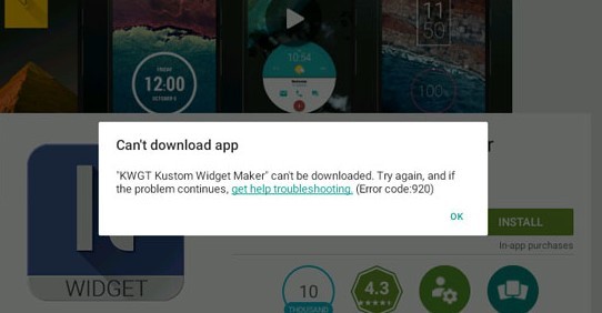 Todos los errores de Google Play y cómo solucionar cada problema
