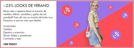 25 % de descuento en looks de verano  de Asos hasta el  domingo 1 de junio 