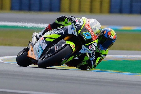Jorge Navarro domina los FP2 de Moto2 y Álex Márquez se va al suelo en Silverstone