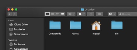 Carpetas Usuario Mac