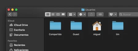 Mac ユーザーフォルダー