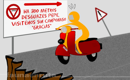 fauna en ruta: socavones