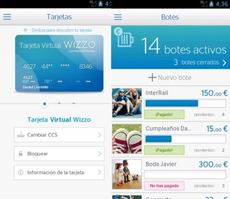 Wizzo, el monedero virtual de BBVA para mover dinero entre nuestros amigos