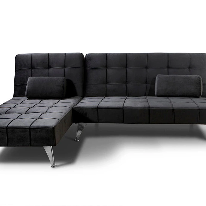 Sofa Cama Chaise Longue Keren XS 198cm Negro
