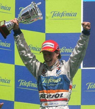 Javier Villa logra su primer podio en la GP2