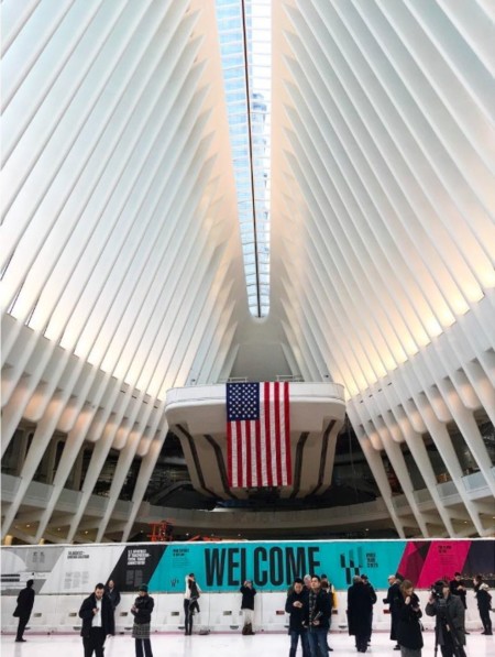Interior Estación Calatrava NY