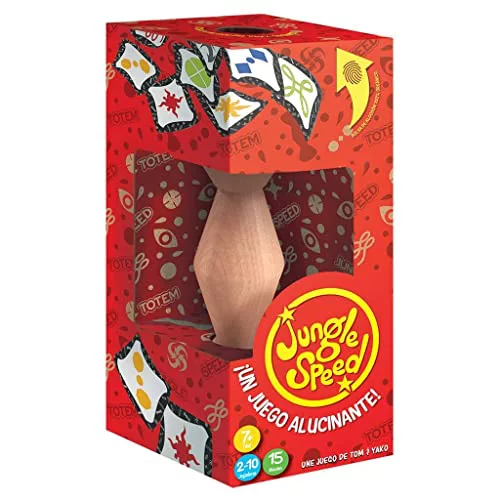 Zygomatic | Jungle Speed Juego de Cartas | Juego de Mesa Divertido para Amigos y Familia | A Partir de 7 Años | De 2 a 10 Jugadores | 10 Minutos por Partida | En Español y Portugués
