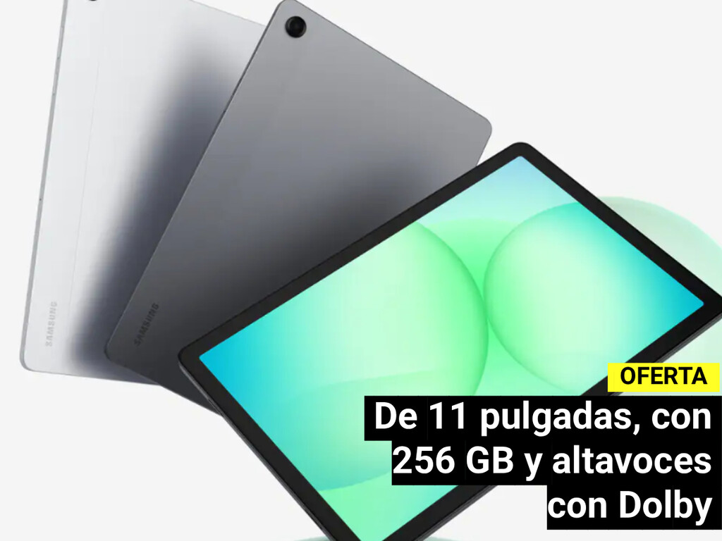 Buena, bonita y barata: esta tablet Samsung de 11 pulgadas viene con 256 GB y sonido Dolby