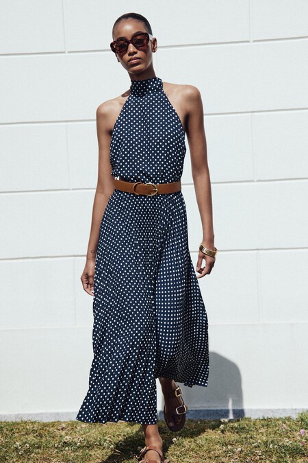 Vestido de lunares de Zara