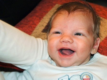 La foto de tu bebé: la sonrisa de Matías