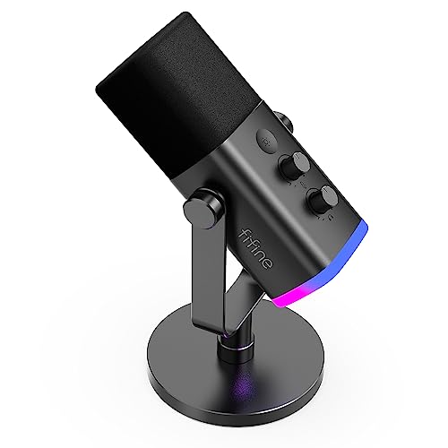 FIFINE XLR USB Microfono Gaming 