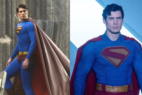 Brandon Routh y David Corenswet