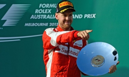 Sebastian Vettel Gp Australia F1 2015